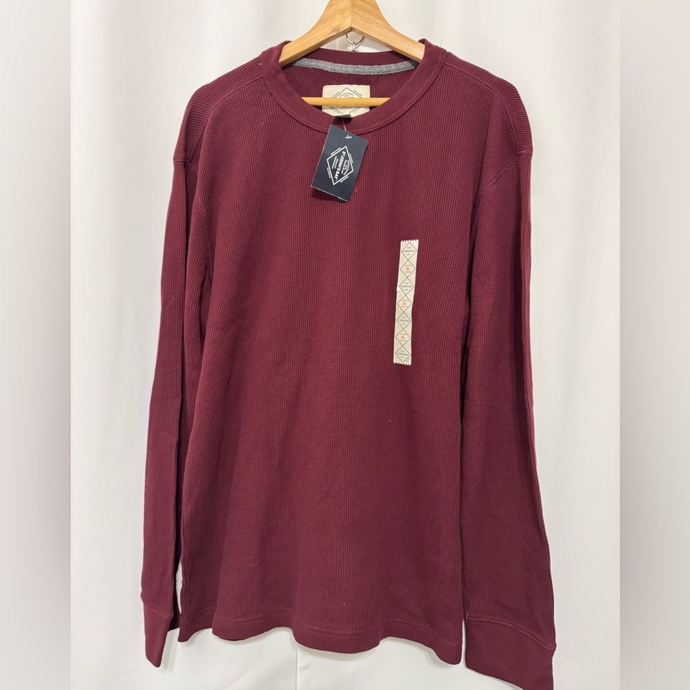 St. John's Bay‎ Maroon Long Sleeve Tee